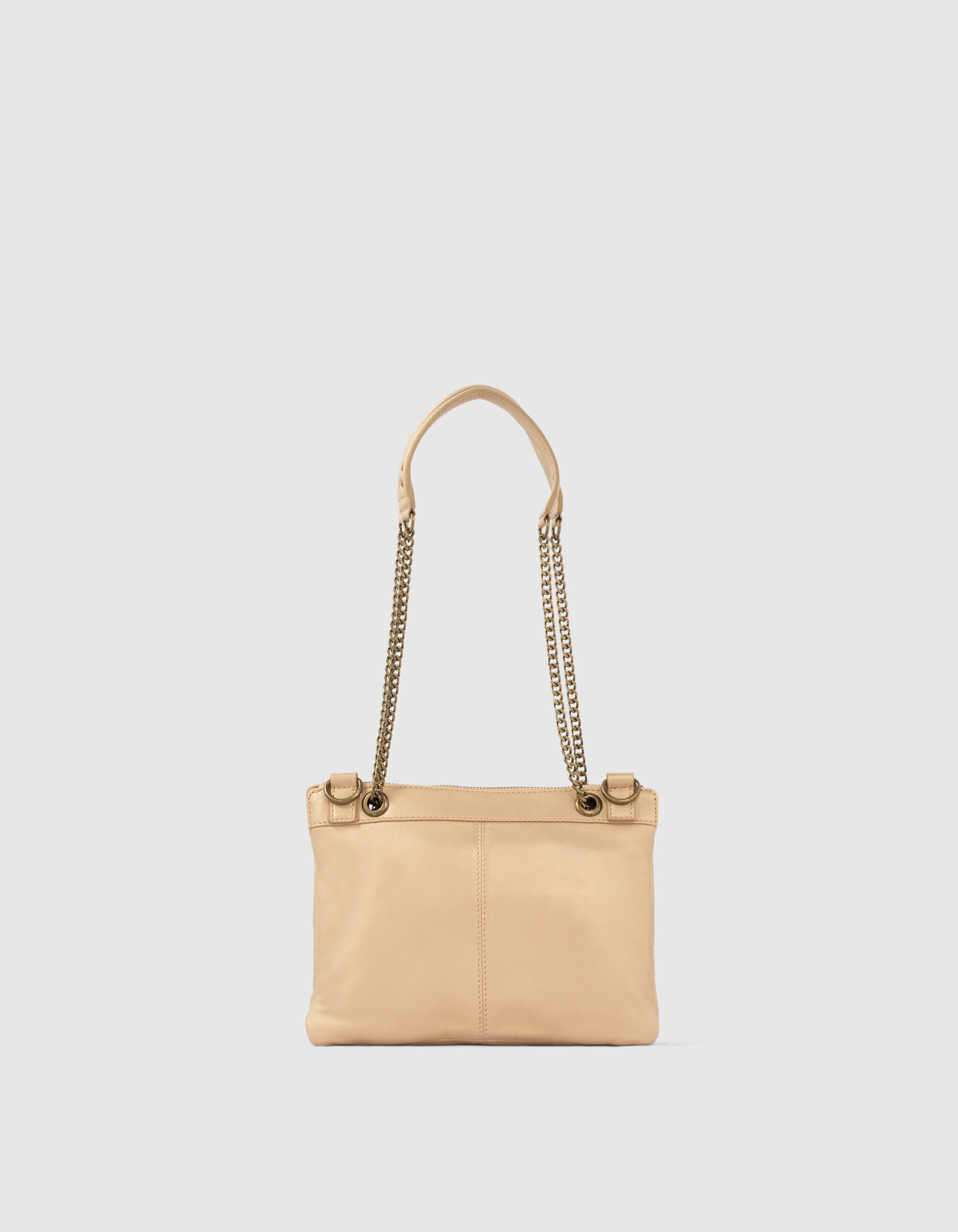 Sac double pochette LE 1440 REPORTER GOLD matelass femme