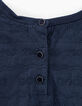 Sudadera navy bi-tejido 3 tablas surf detrás bordado niña-7