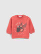 Sudadera roja casco alado bebé niño-1