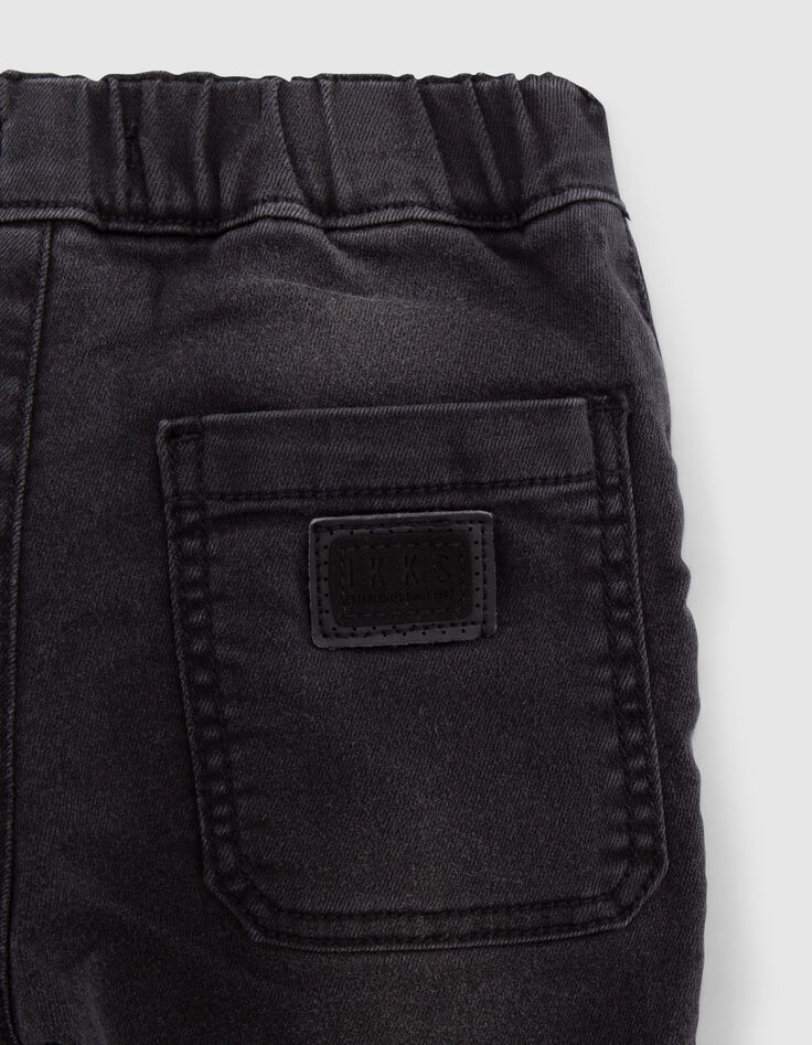 Upcycling-Jeans, Grau, geprägtes Logo, Blitz, Baby, Jungen-6