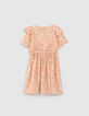 Robe pêche Lenzing™ Ecovero™ à imprimé floral fille-3