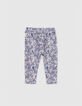 Baby girls' ecru wax hummingbird print harem pants-1