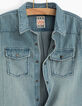 Boys' faded blue denim shirt -4