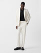 Men's white suit trousers-1