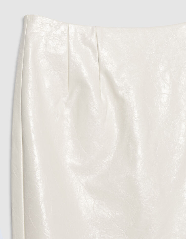 Dames lange witte rock kokerrok-10