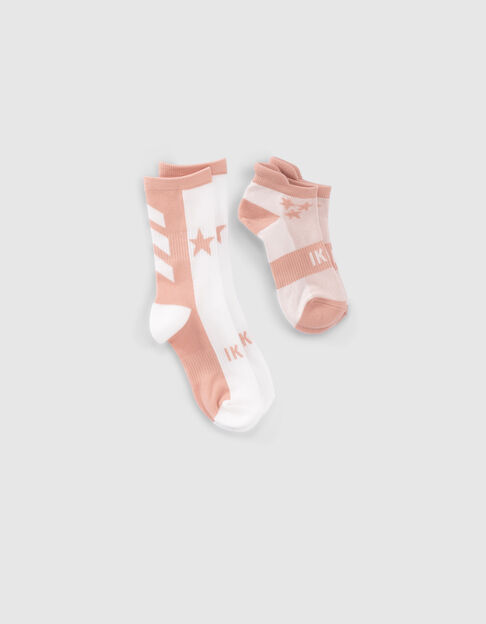 Sokken beige en ecru SPORT LAB meisjes