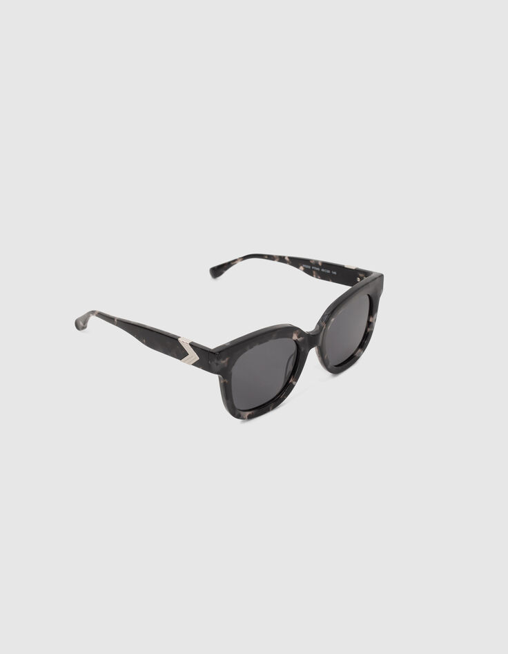 Gafas de sol grises carey estilo mariposa mujer-2