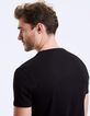 Zwart geborduurd heren-T-shirt L.A. Drive-5