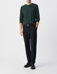 Anthrazitfarbene Flanell-Hose f&uuml;r Herren-1
