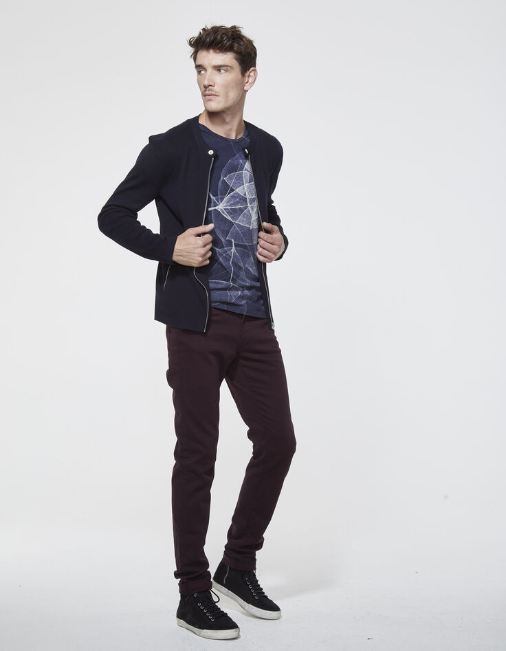 Tee-shirt marine homme-6