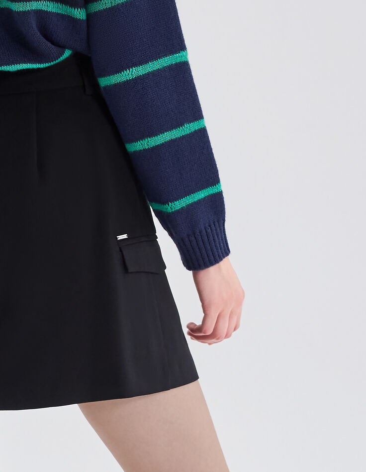 Jupe courte noire esprit battle Femme-5 Jupe courte noire esprit battle Femme-5