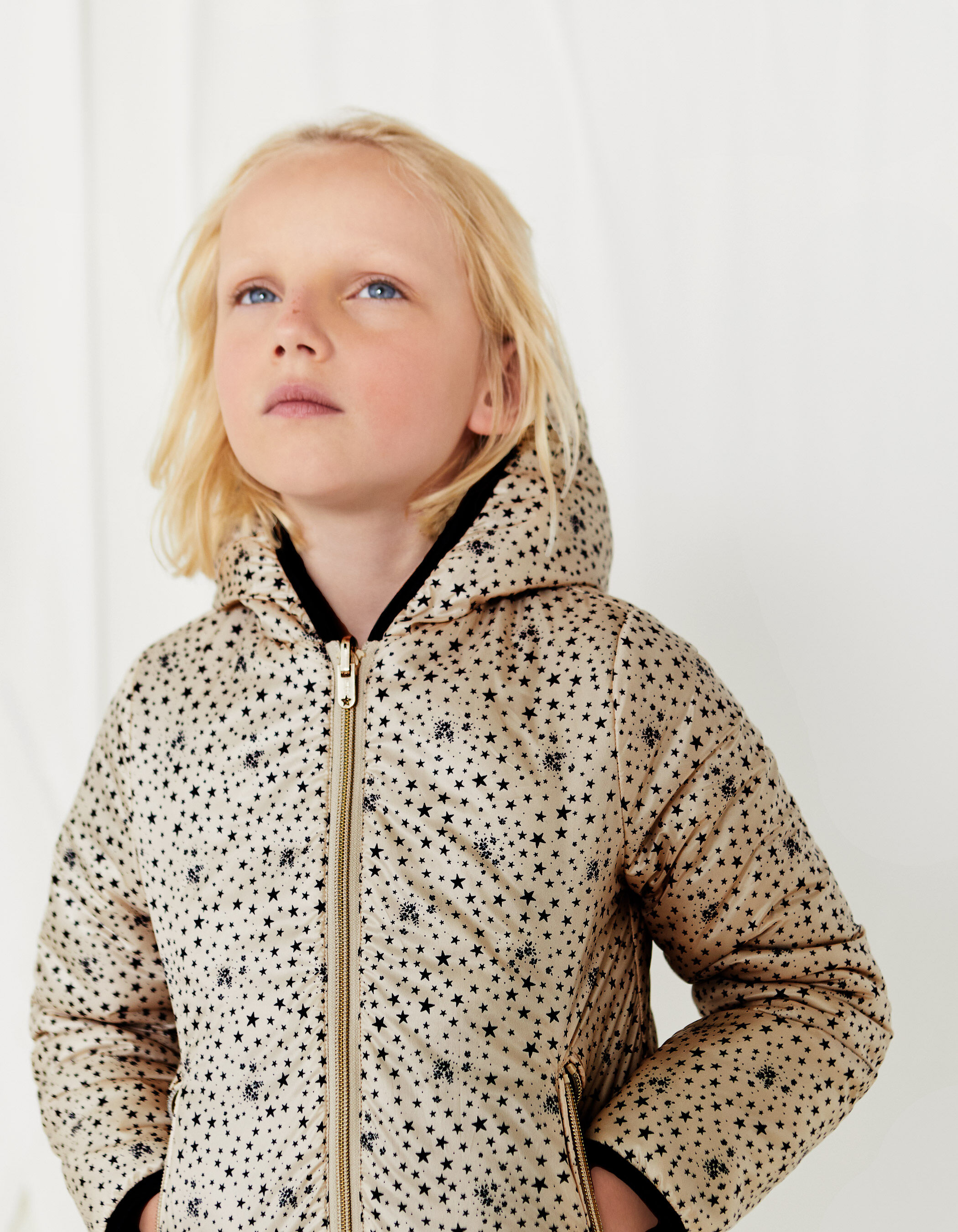 Doudoune beige sales fille