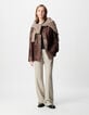Women's beige suit pants-1