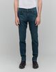 Pantal&oacute;n vaquero Bruce Hombre WATERLESS botella verde SLIM-2