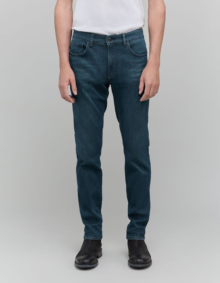 Pantal&oacute;n vaquero Bruce Hombre WATERLESS botella verde SLIM-2