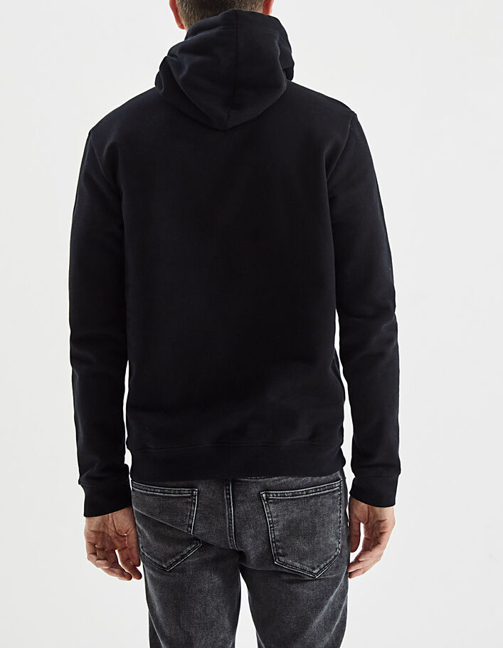 Men’s black slogan hoodie - IKKS
