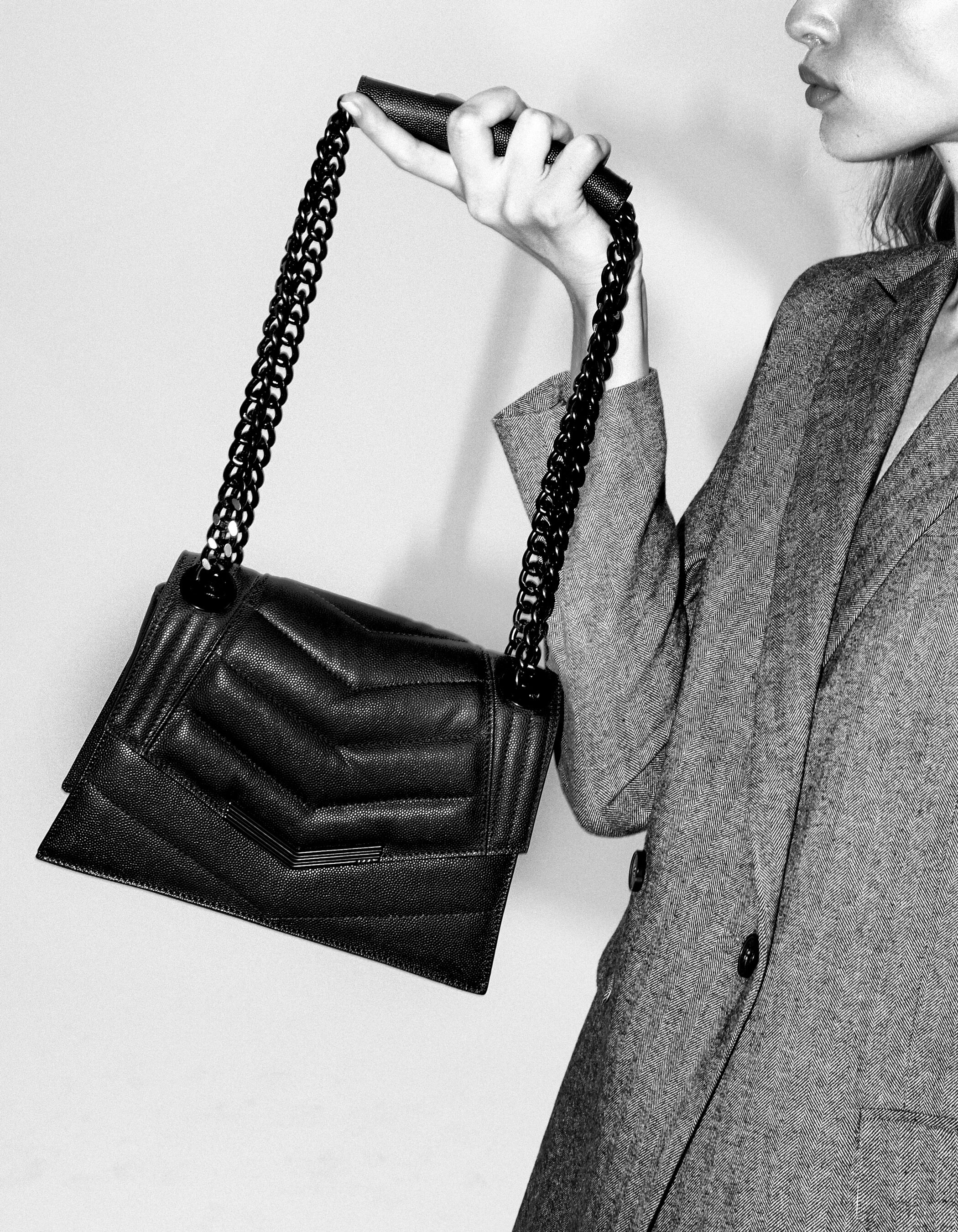 春先取りの IKKS-SAC~THE~1~NOIR~CUIR~ バッグ