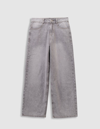 Boys&rsquo; faded grey super baggy jeans - IKKS