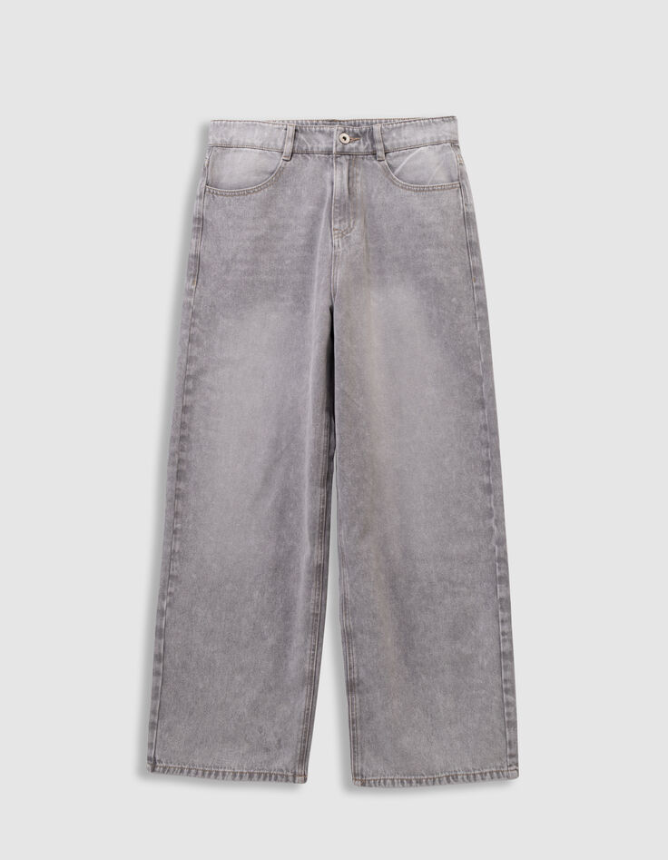 Boys’ faded grey super baggy jeans-2 Boys’ faded grey super baggy jeans-2