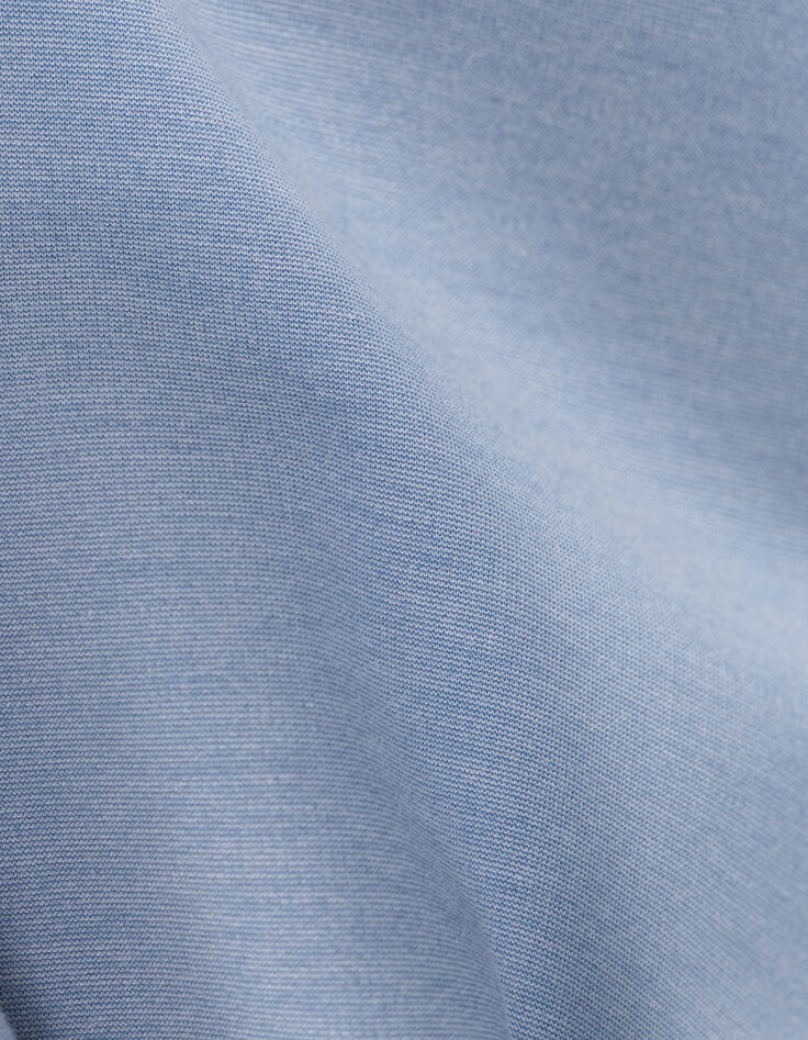 Pantalon de costume bleu maille chinée garçon-8