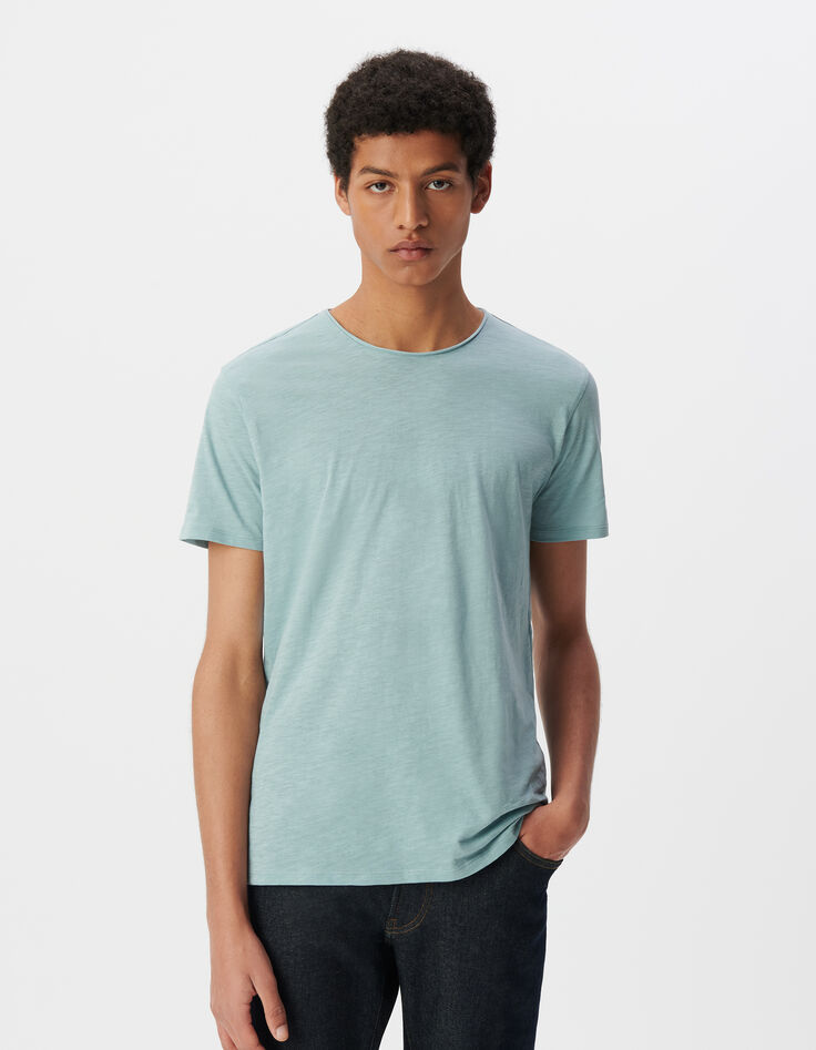 T-shirt L'Essentiel horizon coton bio col rond Homme-2