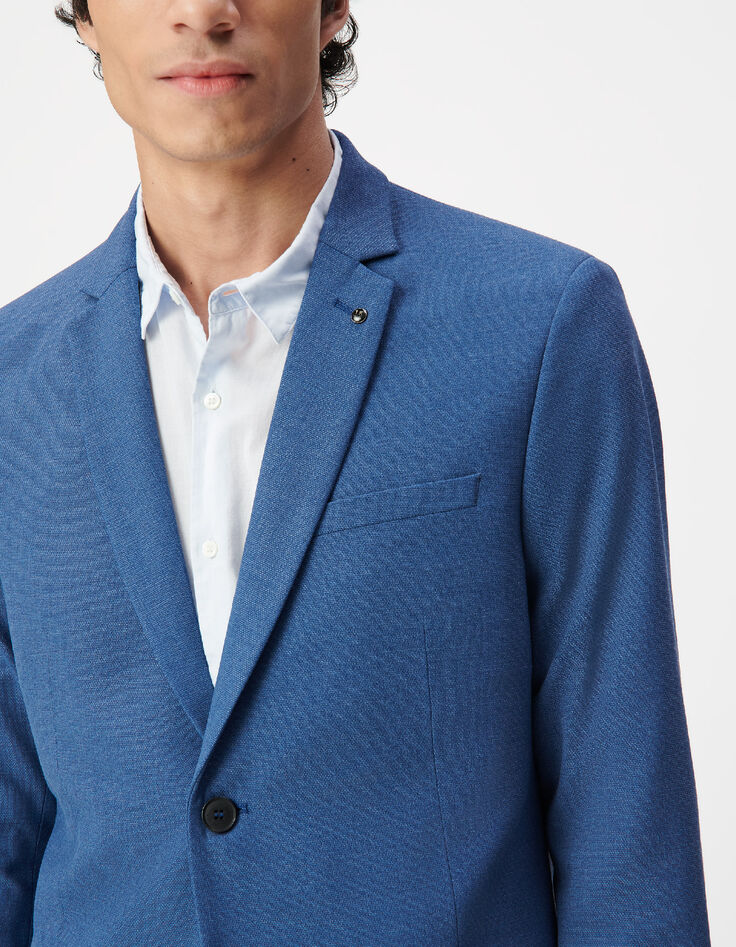 Veste de costume bleu indigo Homme-4