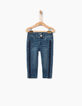 Blaue Jeans mit Borten California für Babymädchen-1