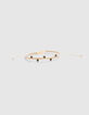 Bracelets perles et jonc strass fille-2