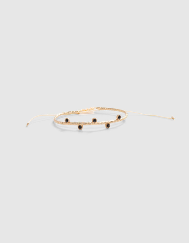 Bracelets perles et jonc strass fille-2