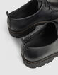 Derbies noirs vintage cuir Homme-5