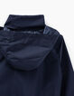 Blouson navy avec capuche r&eacute;tractable gar&ccedil;on-5