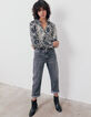 Damenbluse aus Viskosechiffon mit Halstuchprint-6