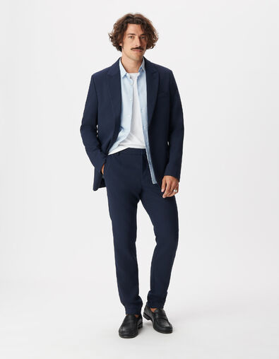 Veste de costume marine twill fantaisie Homme - IKKS