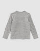 Graues Jungenshirt mit Erd- und Raketenmotiv -3
