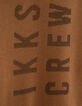 Jungen-Strickjacke Kamelhaar, Kaugummi-Bild, Rückenpikots-8