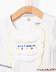 Witte jurk met borduursel voor babymeisjes-4
