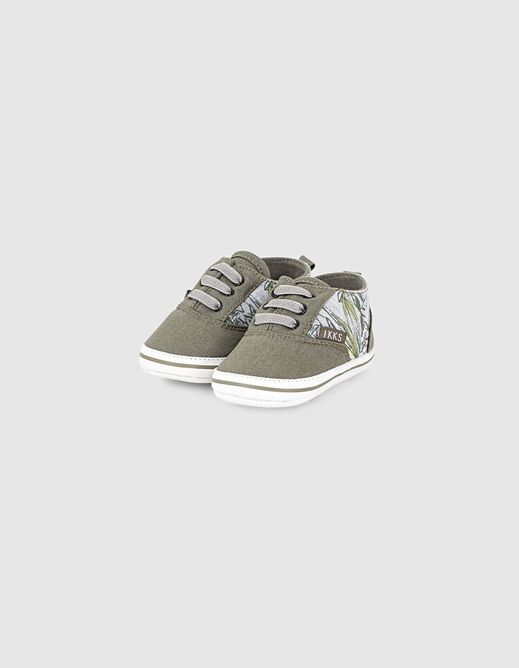 Tennis kaki et imprimé jungle bébé garçon -5