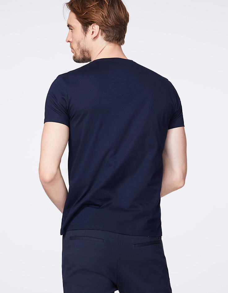 Camiseta marina visual cambiante Tokyo Heritage Hombre -3