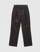 Women’s check Milano wide-leg suit trousers-1