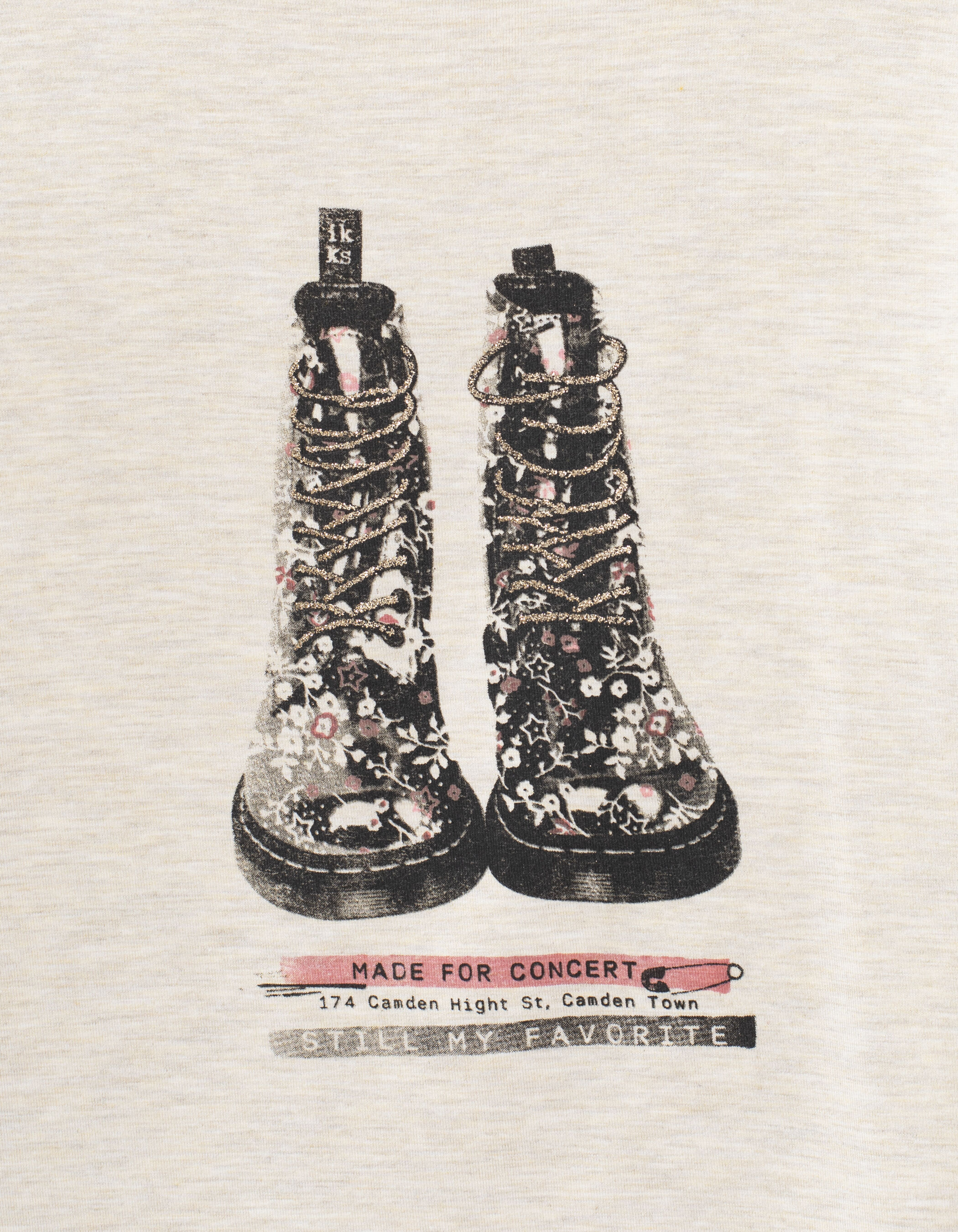 Boots dorés hotsell