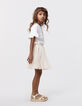 Jupe-tutu écrue pailletée fille-1