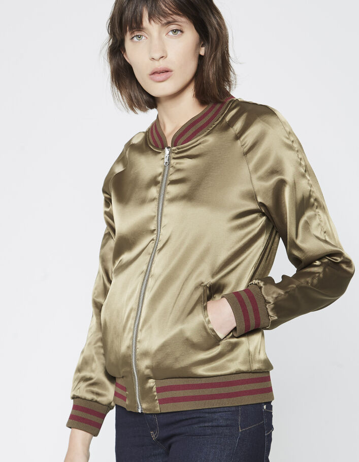 Bombers réversible femme
