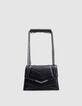 Bolso THE 1. ITALY cuero repujado choco Talla S para mujer-2