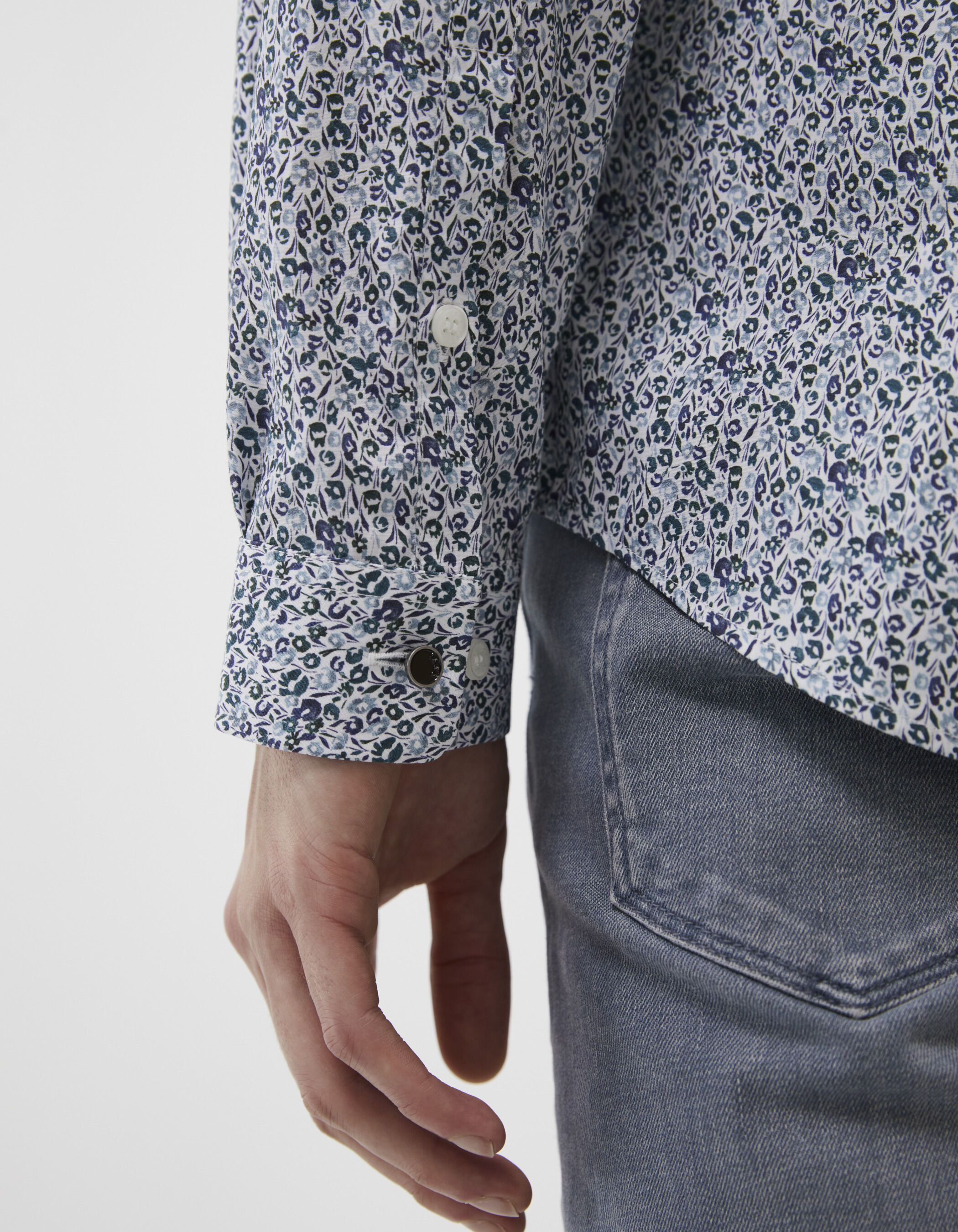 Camisa aguamarina hombre discount