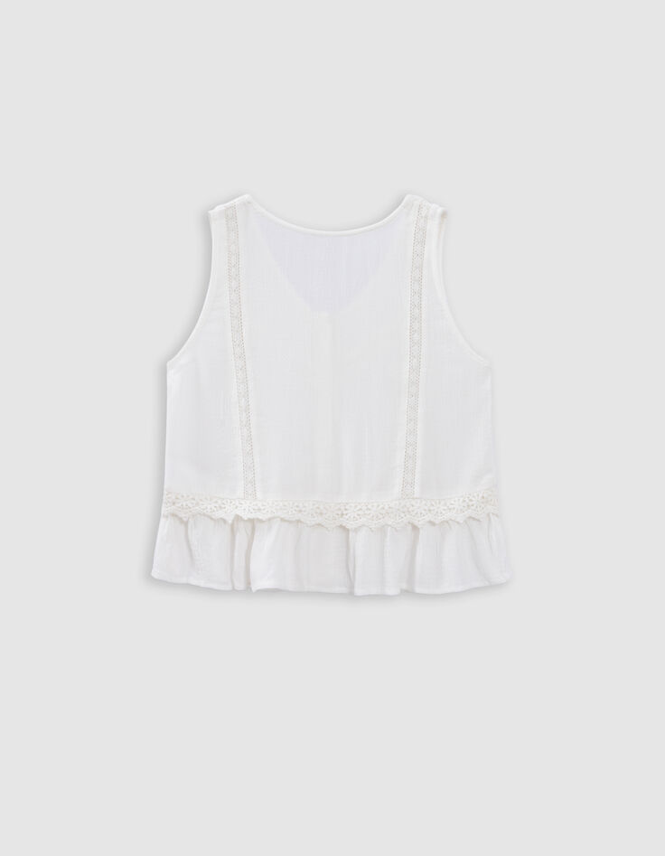 Top lencero crudo encaje bohemio niña-5