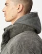 Men’s grey corduroy padded jacket with detachable hood-5 Men’s grey corduroy padded jacket with detachable hood-5