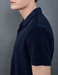 Men&rsquo;s navy terry cloth polo-5