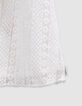 Robe écrue dentelle plastron volanté fille-5