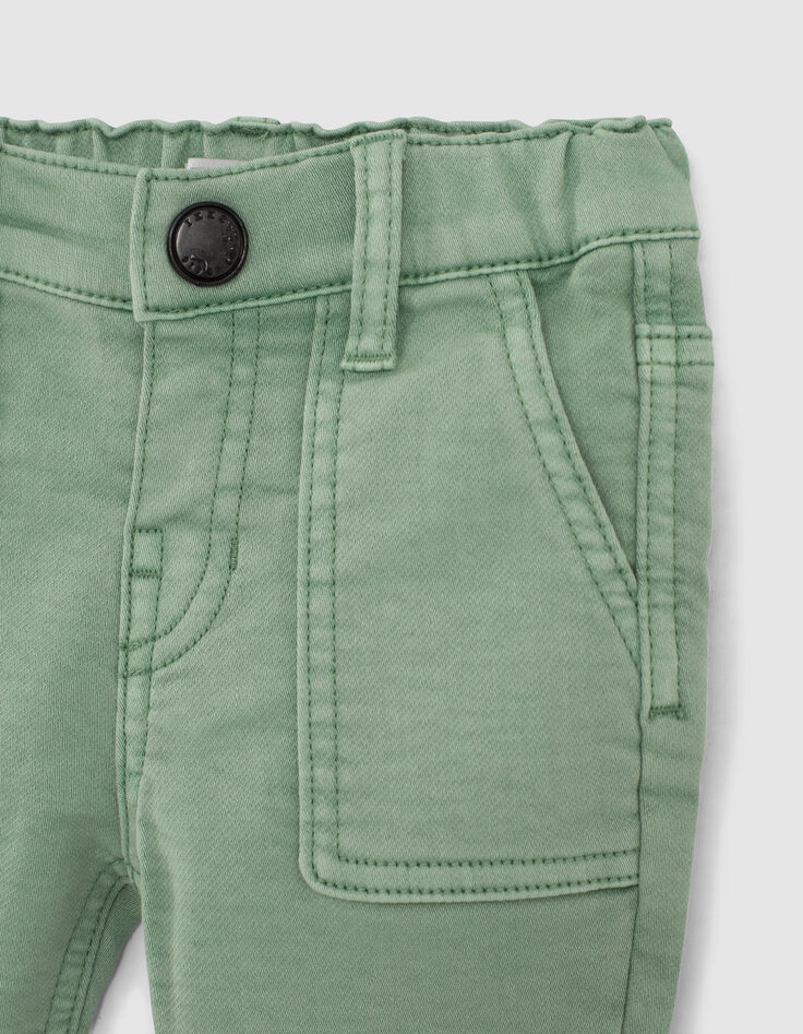 Vaqueros verde claro knitlook bebé niño -4