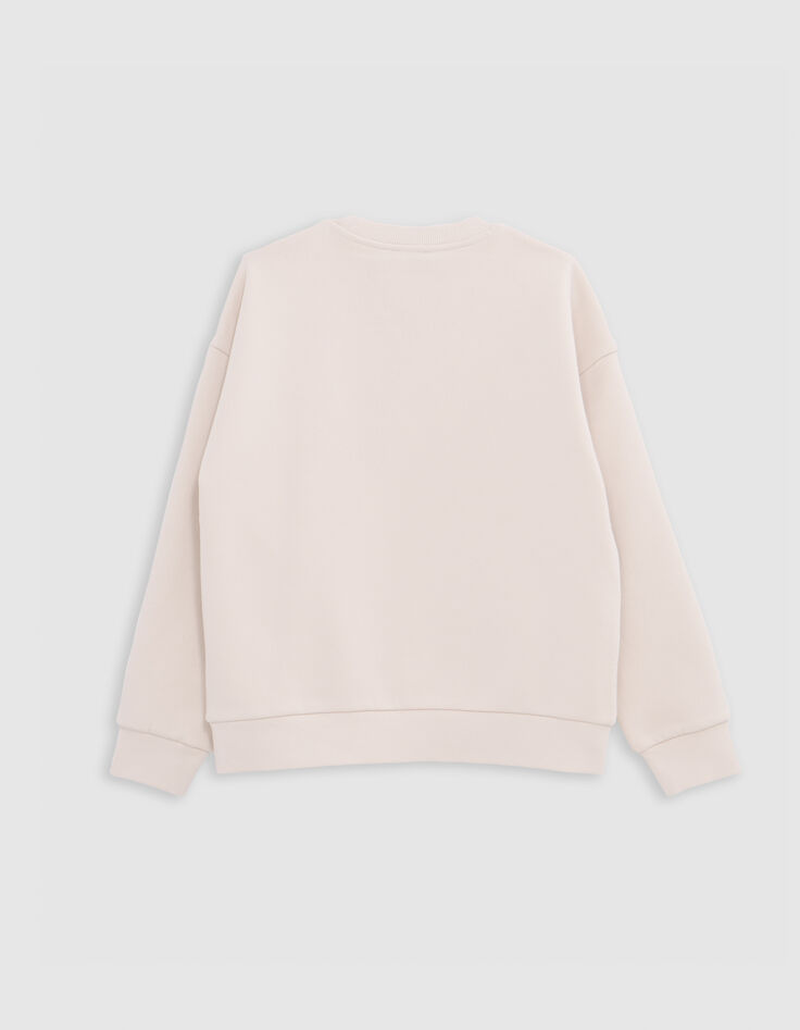 Boy's beige visual gum pyramid sweatshirt-3